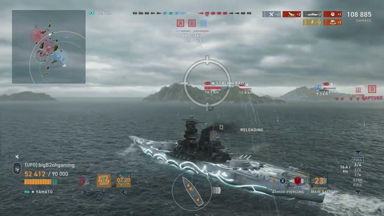 Ямато потный и напряженный — World of Warships Legends — лучшие моменты трансляции
