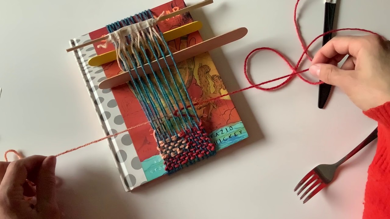 Book Weaving Tutorial with String Harnesses (part 1)