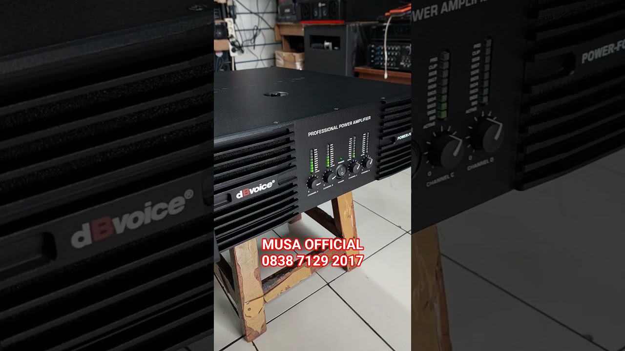 Power DB Voice 4 Channel Paling Laris - Power Four