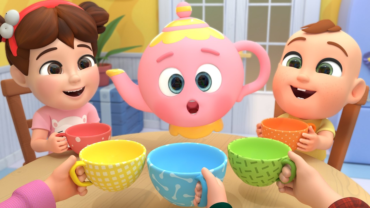 Let’s Make Tea! Teapot Song for Toddlers | Lalafun Nursery Rhymes & Kids Songs