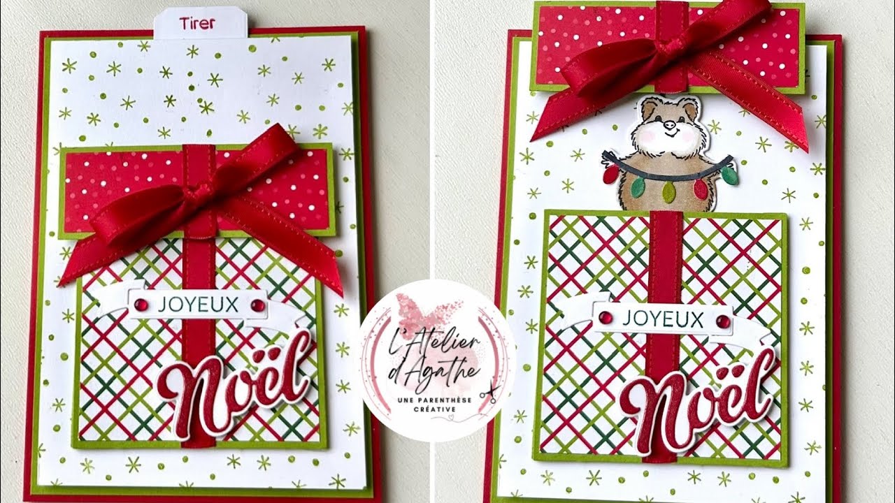 TUTO SCRAP’ « Carte cadeau surprise »
