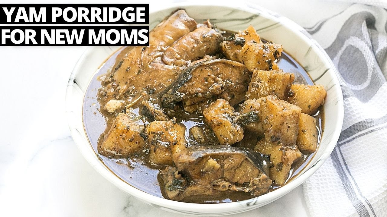 How to Cook Yam Porridge for Nursing 🤱 Mothers | Postnatal Yam | Postpartum Recipe |Ji Mmiri Oku