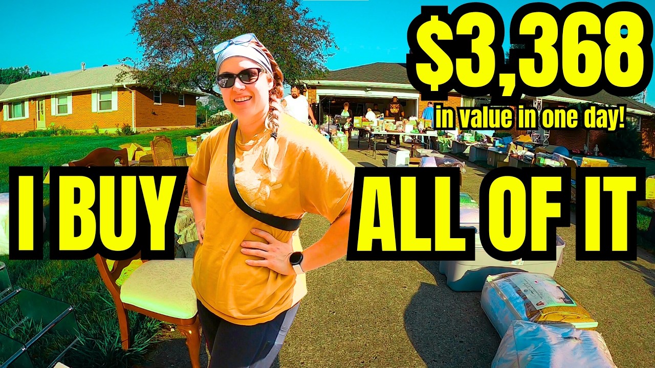I BOUGHT HER ENTIRE COLLECTION AT THIS YARD SALE!