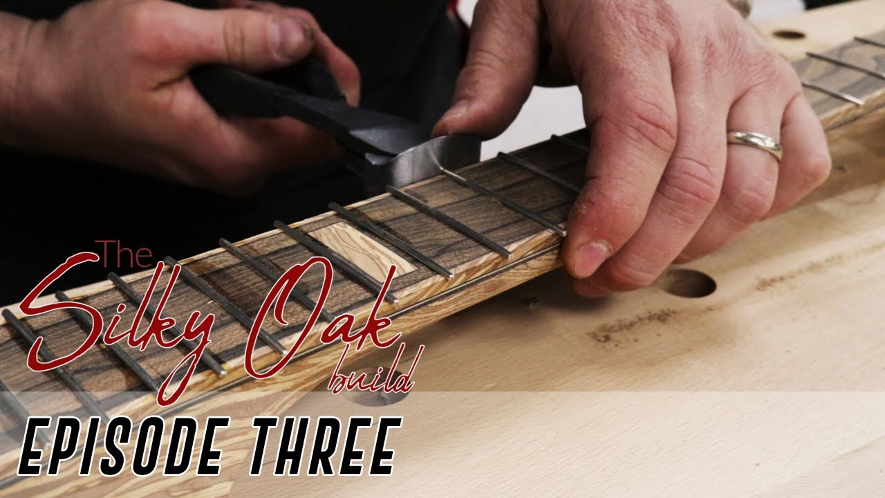 Episode 3 of 7 - How To Build an Exotic Set Neck Guitar - The Silky Oak Build