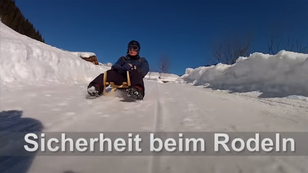 Sicher Rodeln