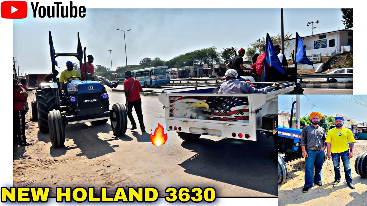 ਅੱਜ ਮਿਲੇ ਪਾਲਾ ਅਟਵਾਲ ਬਾਈ ਨੂੰ॥USA🇺🇸॥ NEW HOLLAND 3630🚜॥ MODIFIED ॥ #newholland #hollamohalla #2023