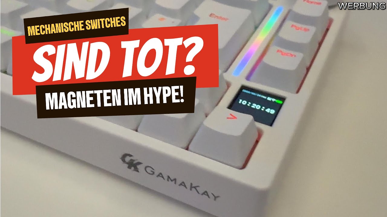 Mechanische Switches sind tot? Diese Tastatur nutzt Magneten…