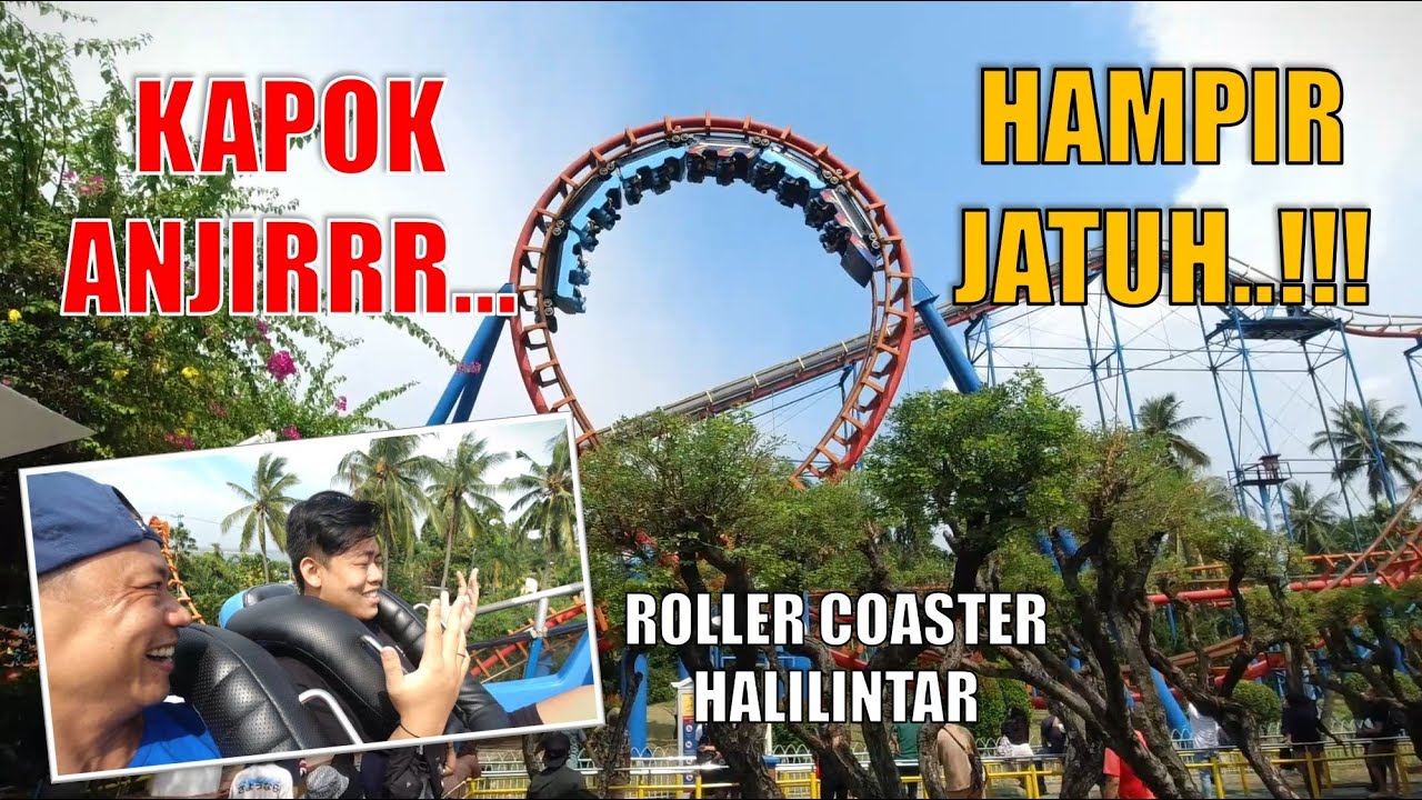 WAHANA EXTREME ROLLER COASTER HALILINTAR DUFAN TERBARU 2022 | YER TAN