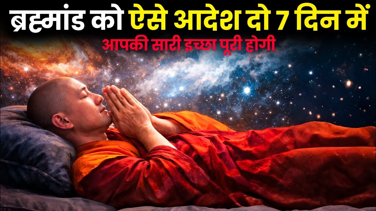 ब्रह्मांड को ऐसे आदेश दो 7 दिन में आपकी सारी इच्छा पूरी होगी | Law Of Attraction | Manifestation