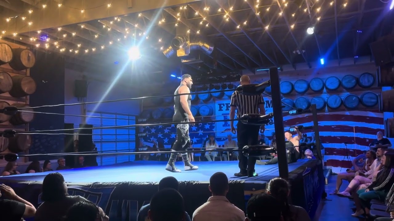 1 FALL WRESTLING (AEW STAR SATNAM SINGH VS CHRIS DEL RAY)