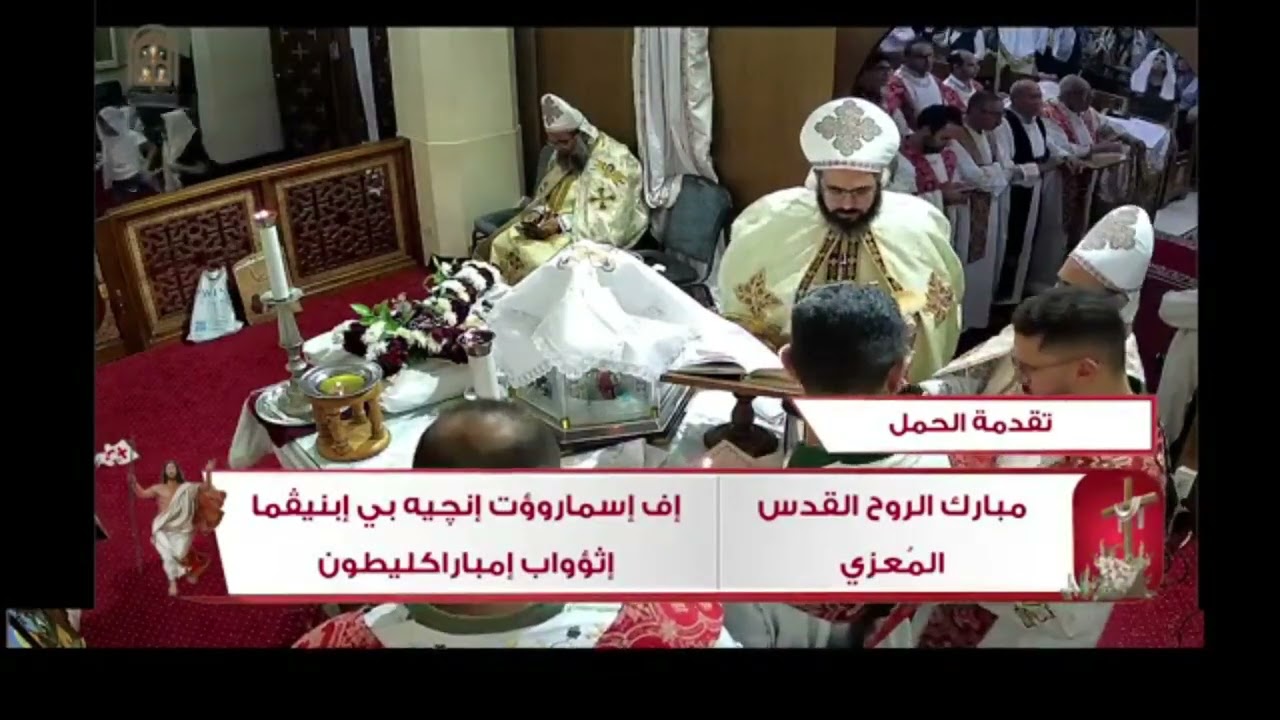 قداس عيد القيامة المجيد - كنيسة القديس مارمرقس بفيديمين - 2025