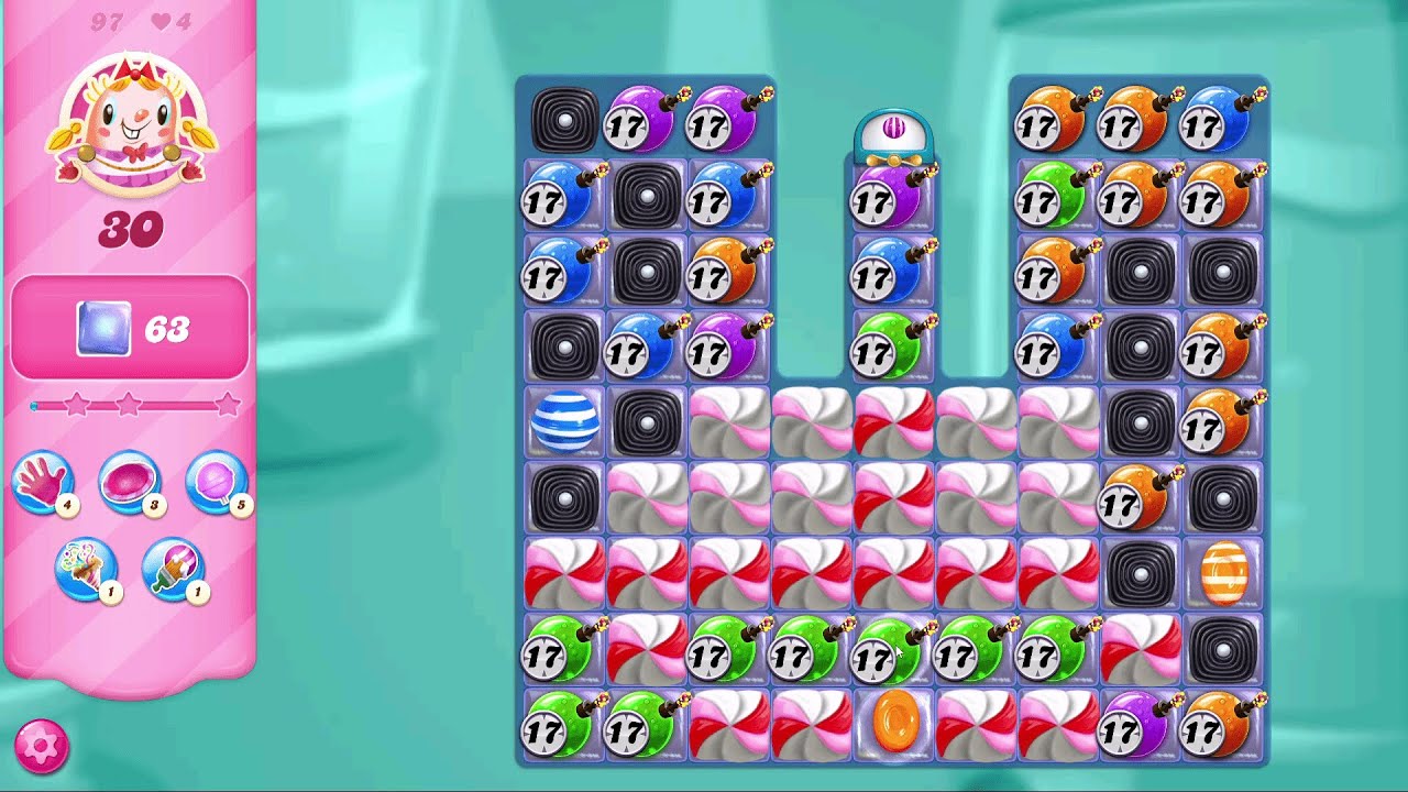 Candy Crush Saga LEVEL 97 | NO BOOSTERS (new version*)✔️