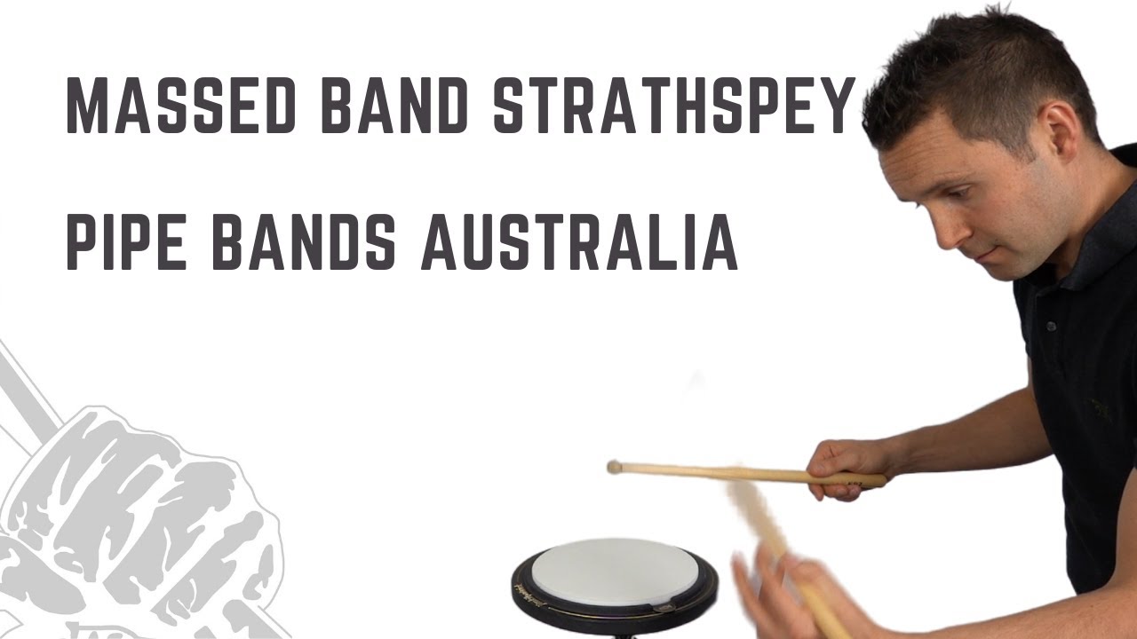Australia Massed Band Drum Score Strathspey Play Along