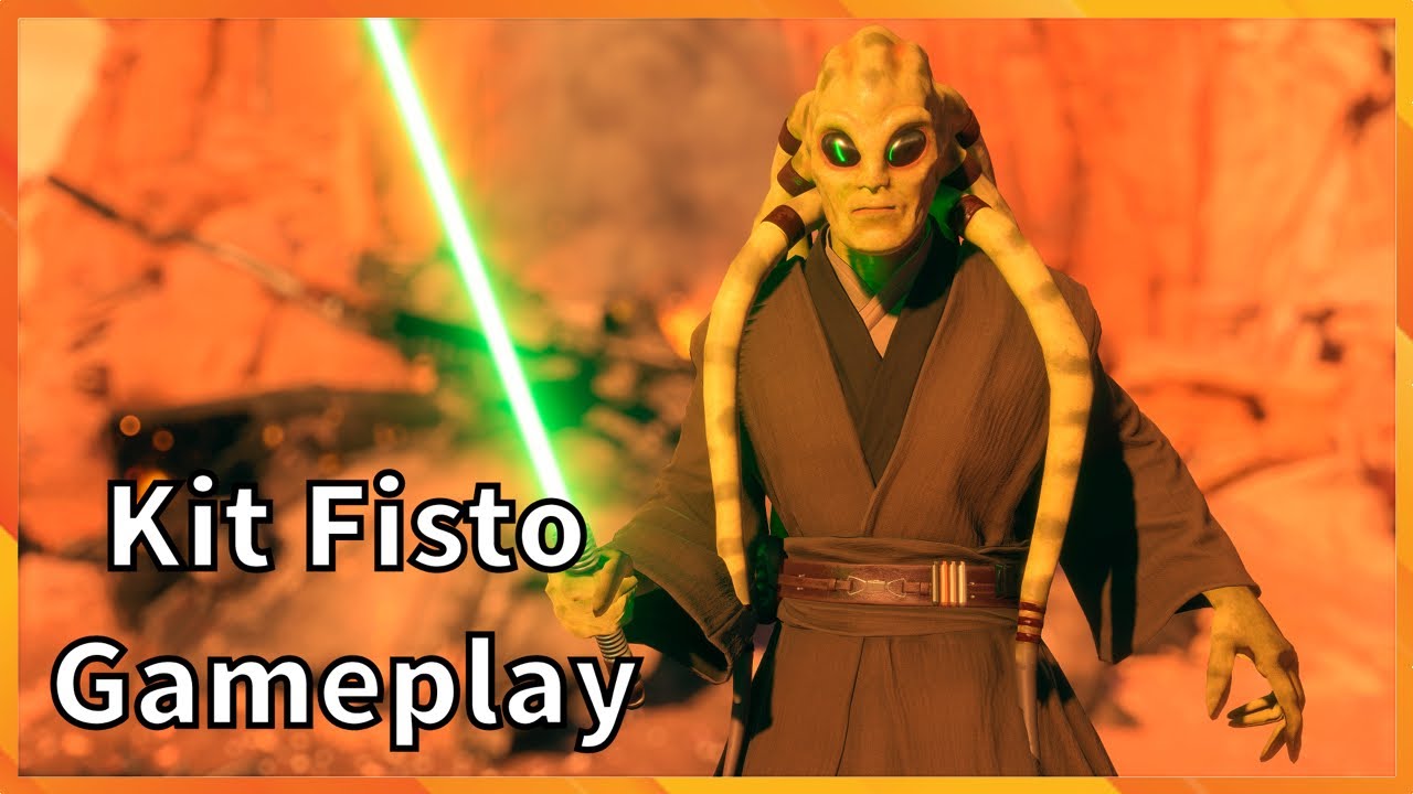 Kit Fisto Gameplay Star Wars Battlefront 2