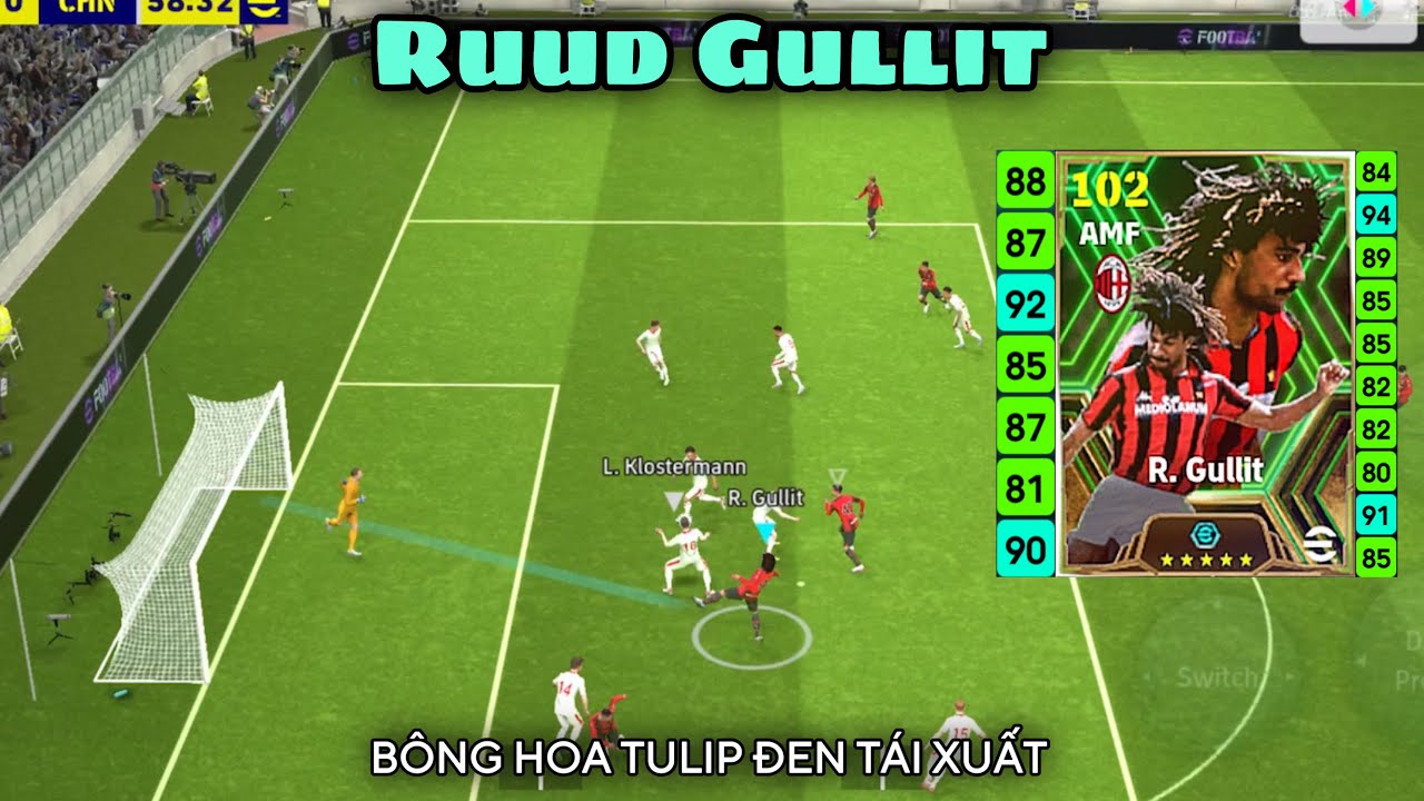 [EPIC]: RUUD GULLIT QUÁI VẬT TÁI XUẤT CHỈ SỐ TOÀN DIỆN | Efootball 2024