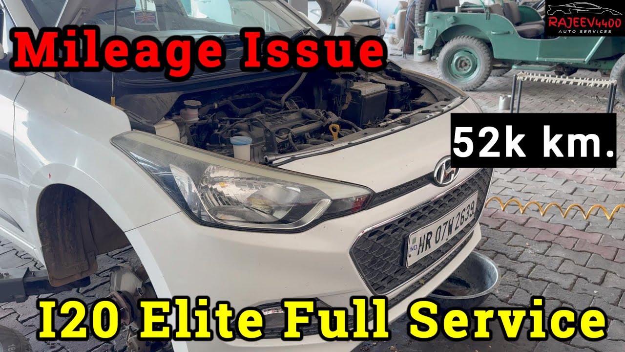 Hyundai I20 Elite Nahi De Rahi Thi Mileage | Full Service Video