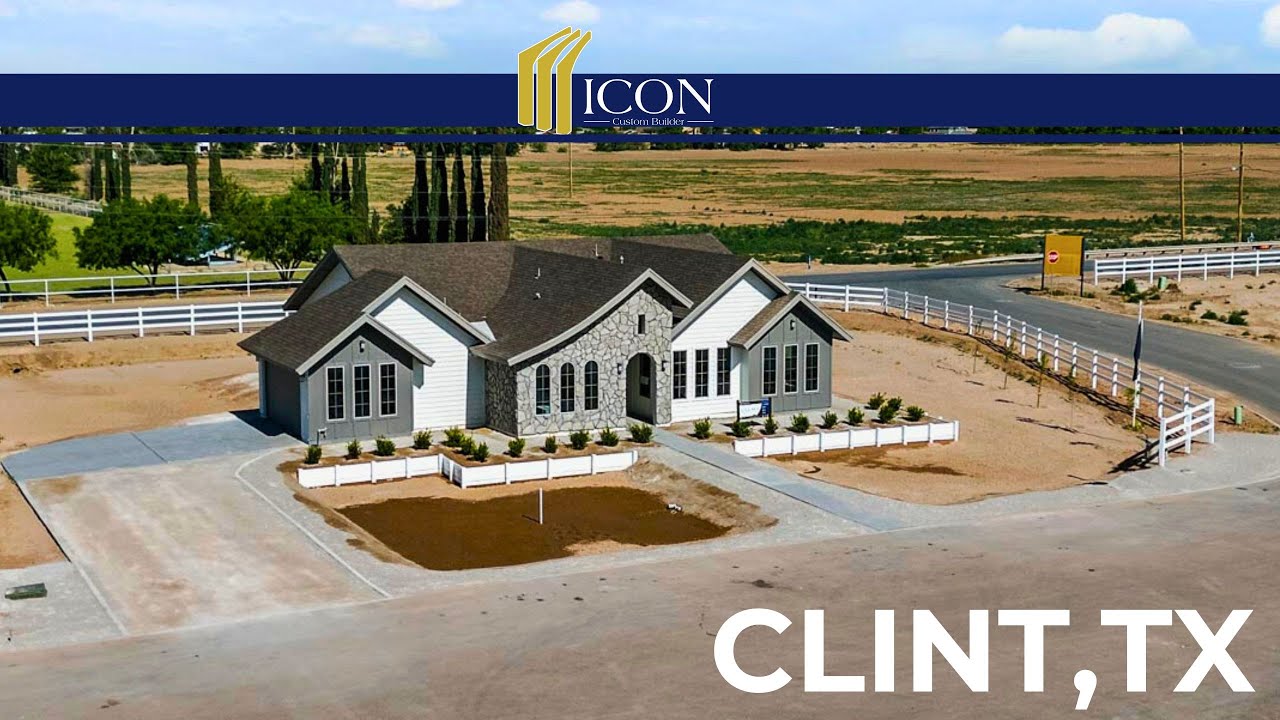 Rustic Elegance: Tour Our Model Home in Clint! | ICON Custom Builder