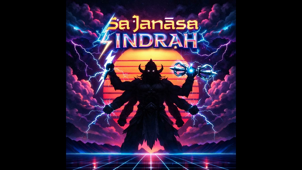 Sa Janāsa Indraḥ | सो जनास इन्द्रः | Ancient Vedic Hymn × Dark Synthwave