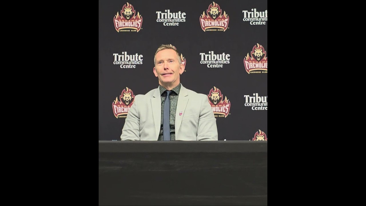 Post-game press conference with Oshawa FireWolves Head Coach Glenn Clark 