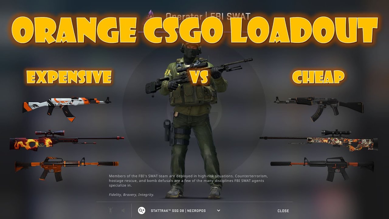 Orange CSGO Loadout