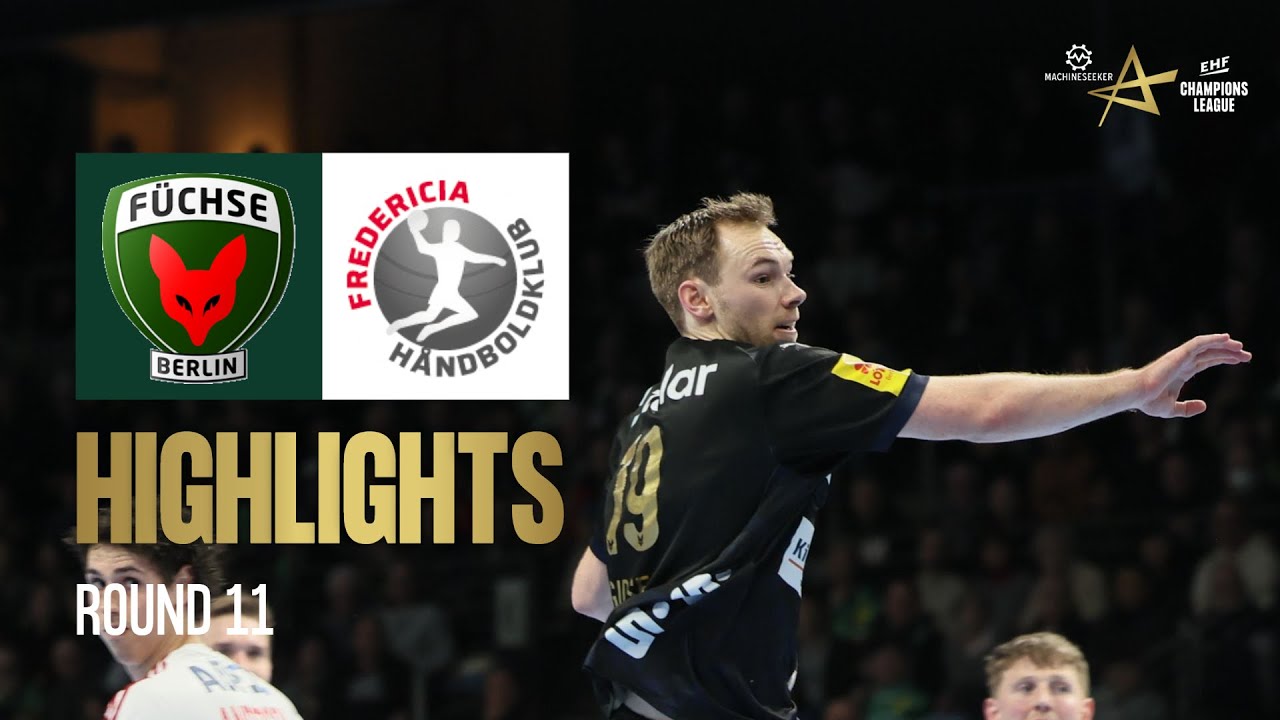 Füchse Berlin 🆚 Fredericia Håndbold Klub | Round 11 | Machineseeker EHF Champions League 2024/25