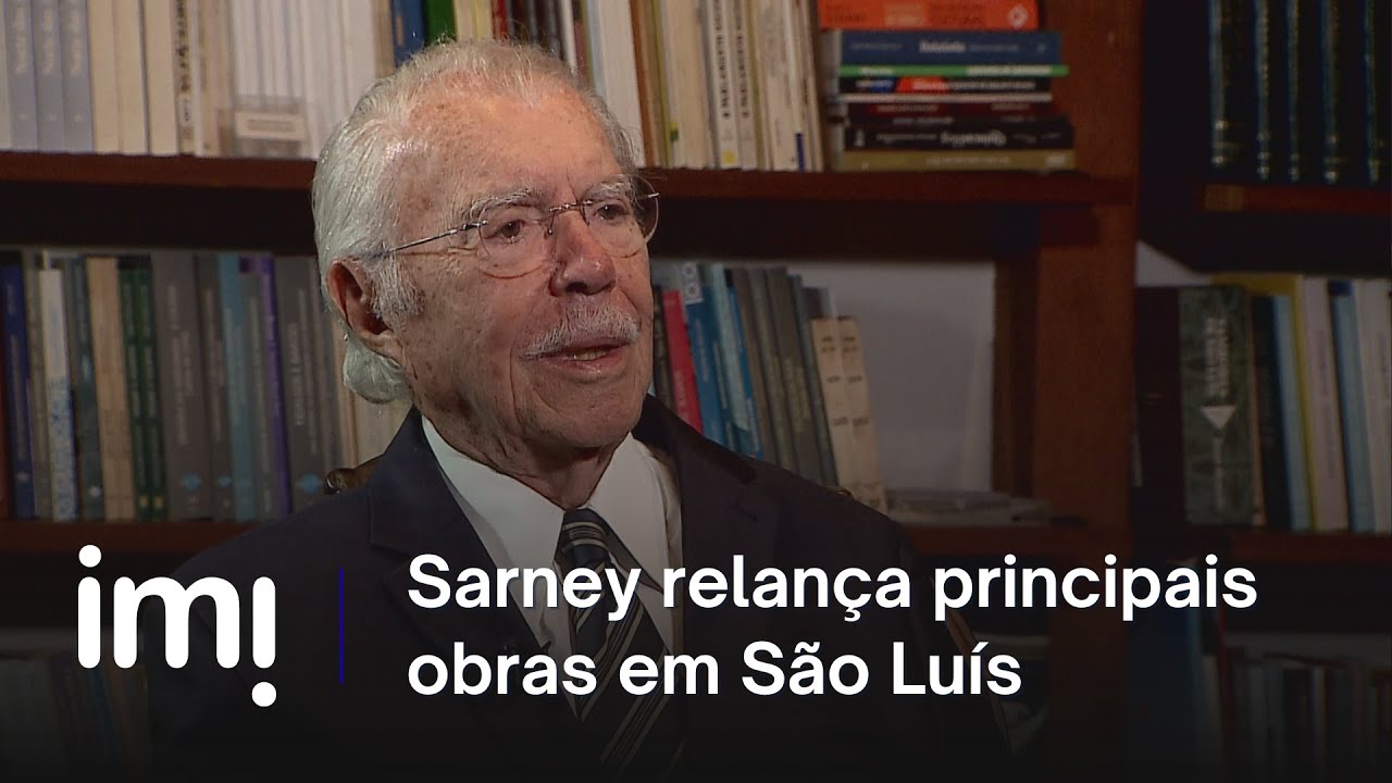 Sarney lança coletânea de obras em São Luís e fala sobre literatura, memória e democracia