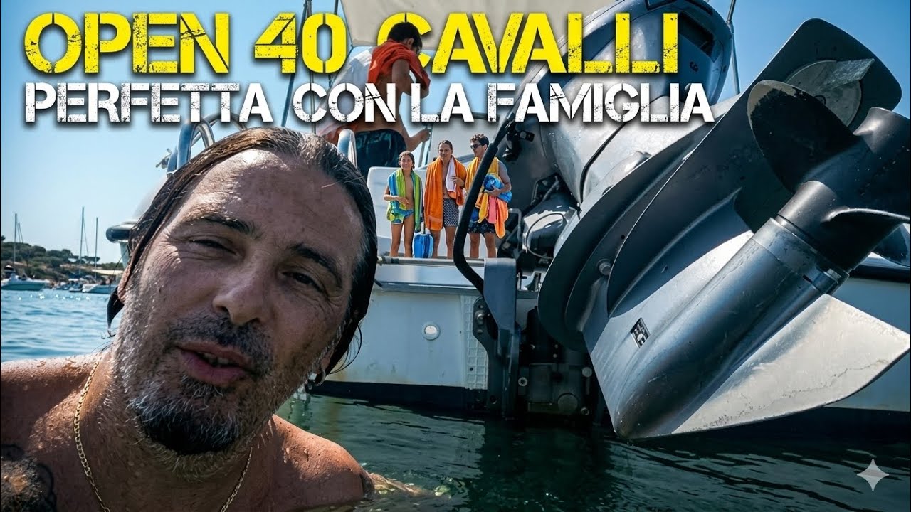 BARCA OPEN 40 CV MISURA PERFETTA