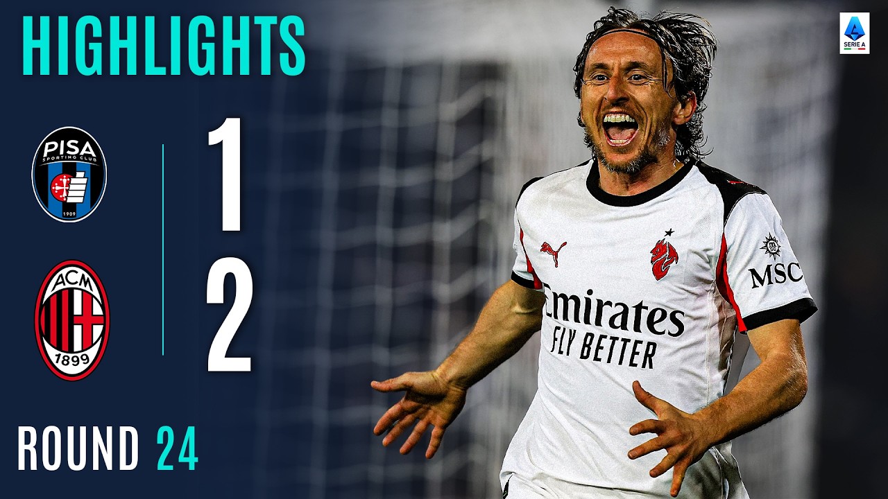 PISA-MILAN | HIGHLIGHTS | Age Is Just A Number For Modric! | Serie A 2025/26