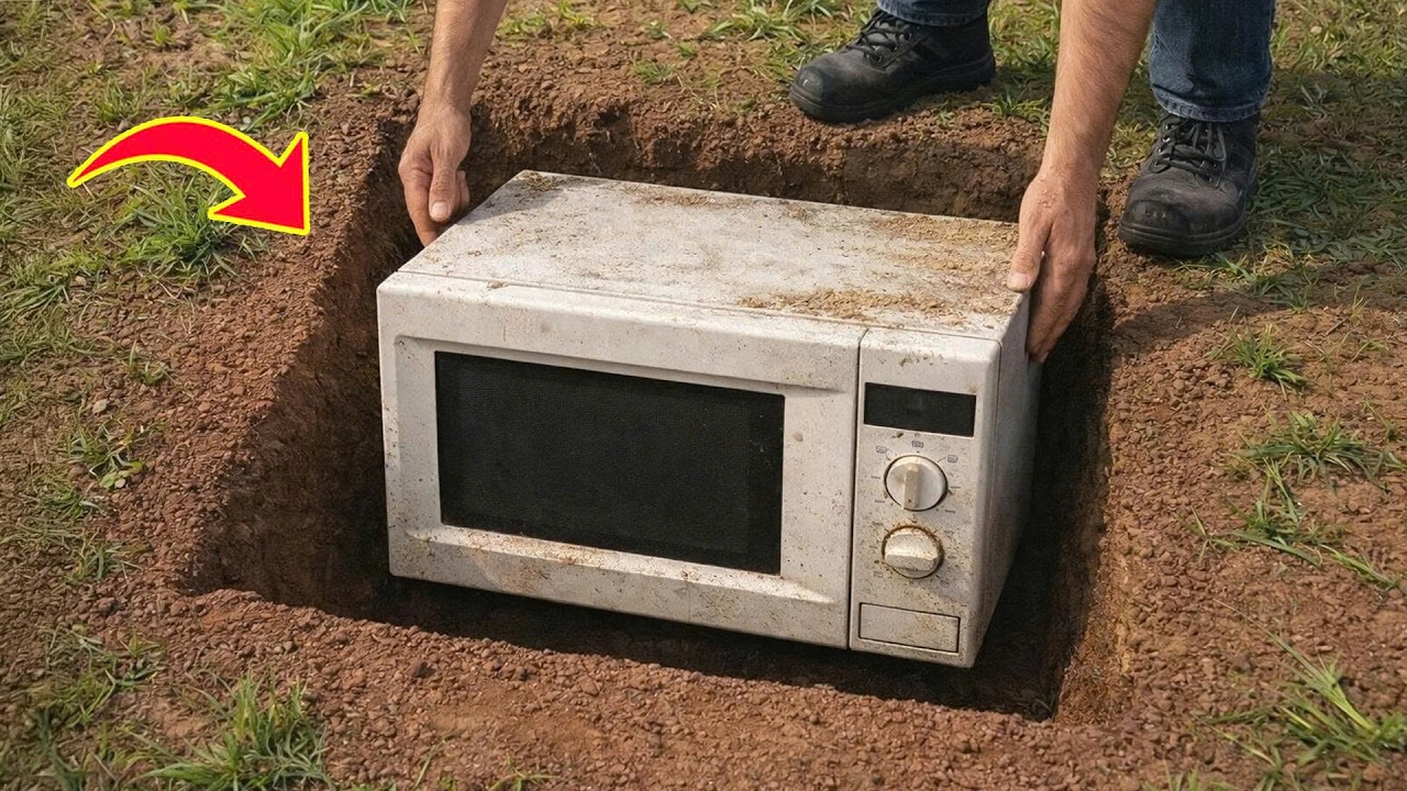 Выбросьте старую микроволновку в яму 😱 Она нужна в каждом доме, но никто её не использует