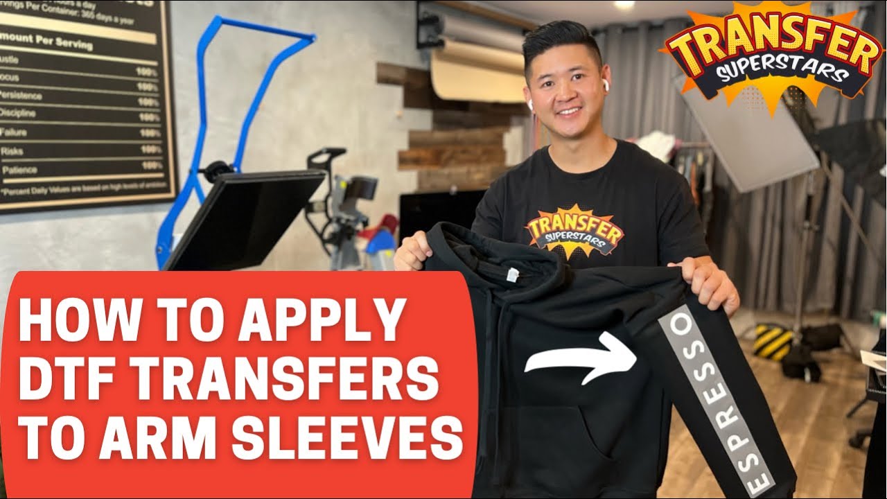 How to Apply DTF Transfers to Sleeves (ARMS) Using a Heat Press