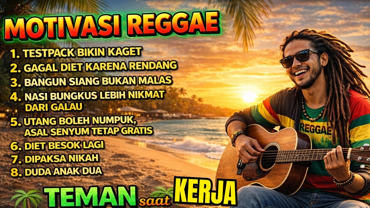 Slow Reggae Indonesia - Cocok Temani Saat Bekerja - Bangun SiangBukan Malas