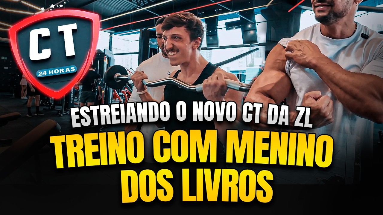 TREINÃO no novo CT DA SKYFIT | Com o MENINO DOS LIVROS