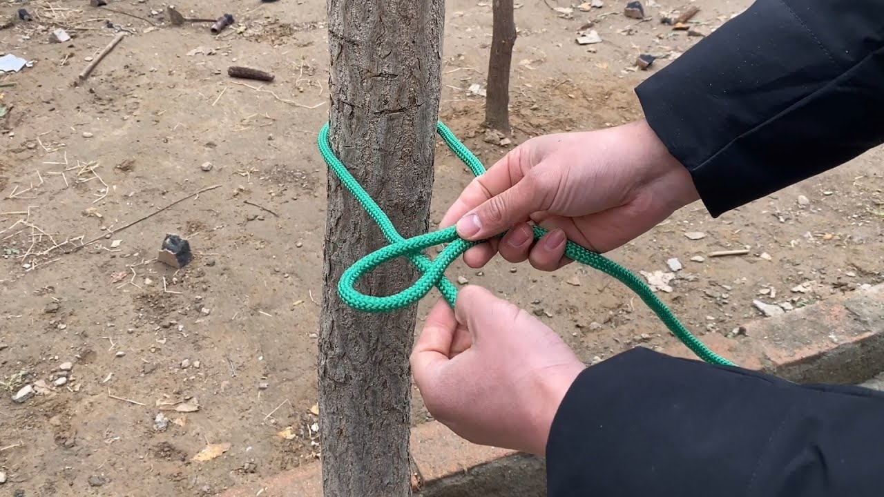 3种活索结的打法，在生活中每一种都很实用