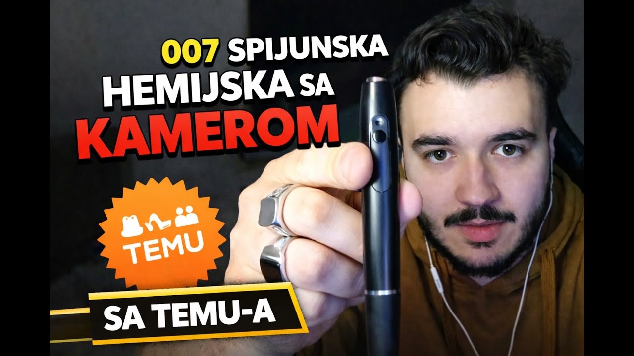 007 Spijunska Hemijska sa Kamerom sa Temu-a