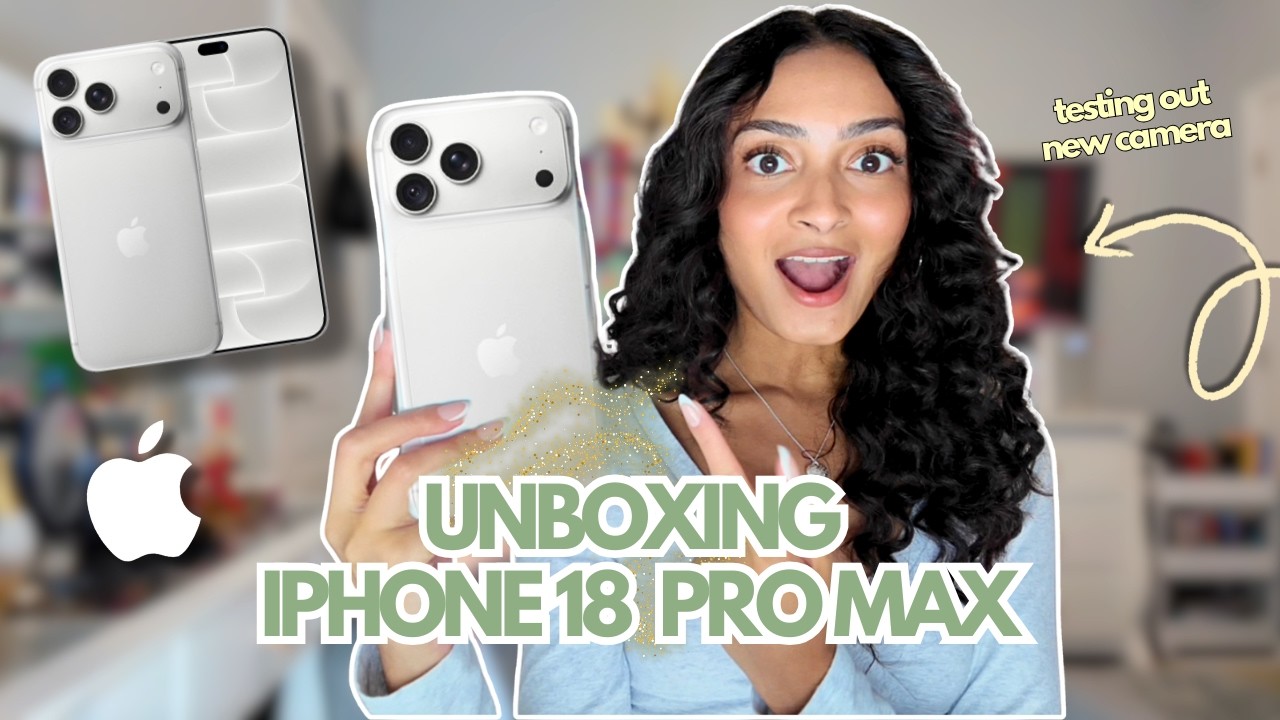 РАСПАКОВКА *НОВОГО* СЕРЕБРИСТОГО IPHONE 18 PRO MAX 🩶 | первые впечатления + настройка