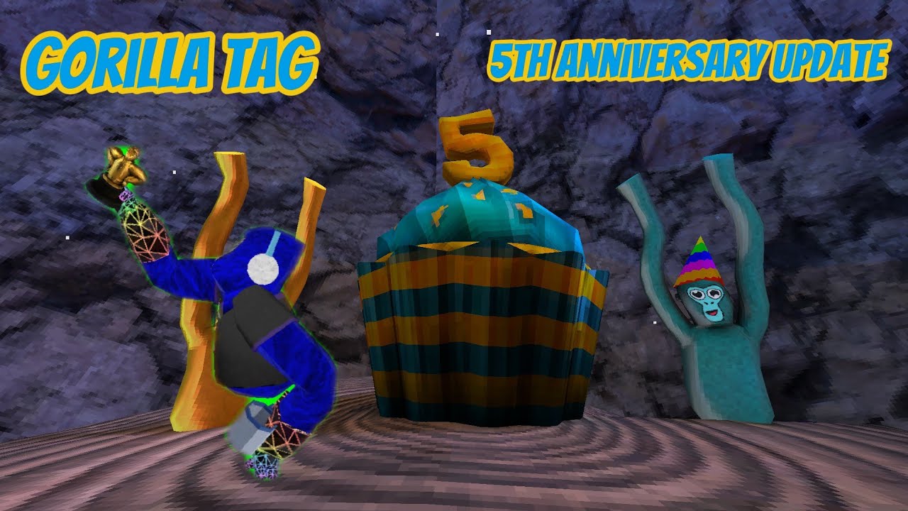 Gorilla tag's 5th Anniversary update 