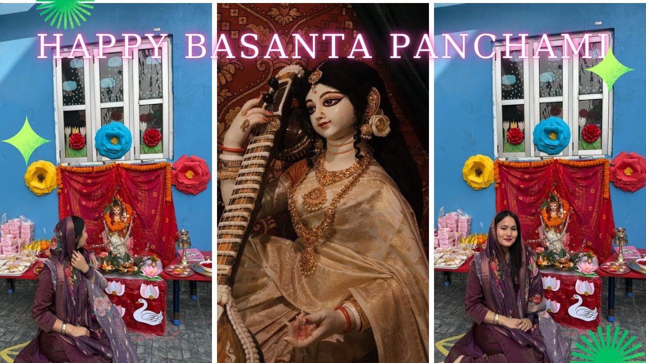 Dancing for Saraswati Mata 🙏🎶 | Basant Panchami Special 💛