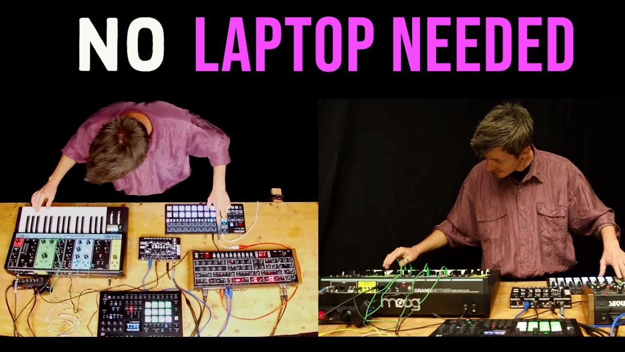 Electronic music WITHOUT computer  |||  Solarj (DAWless live performance)