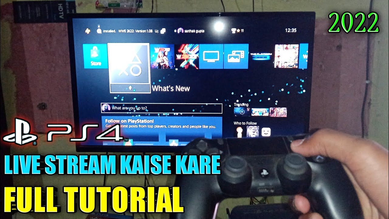 HOW TO LIVE STREAM ON PS4 YOUTUBE 2022 IN HINDI