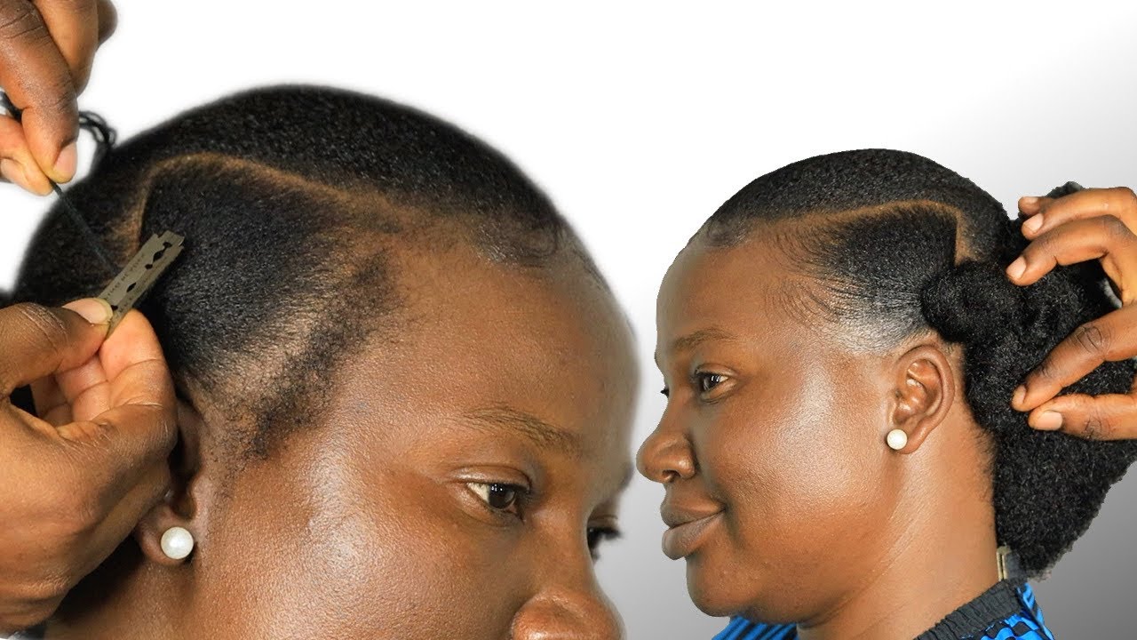 Can't Style Short 4C Natural Hair Doesn't Slick Down!? Try This Braid Extension, Hairline.