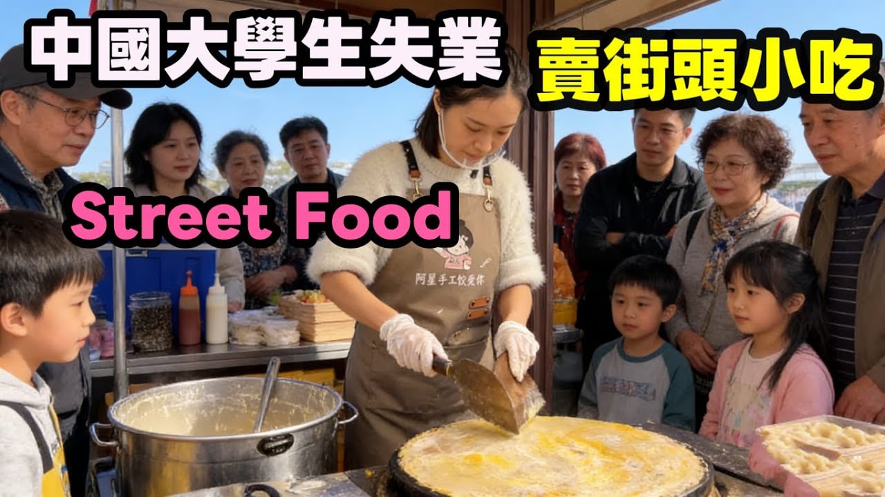 中國失業大學生轉行賣街頭小吃🔥Amazing Skill😋 Awesome Streetfood Popular Quick Dishes #streetfood #food #中國#失業