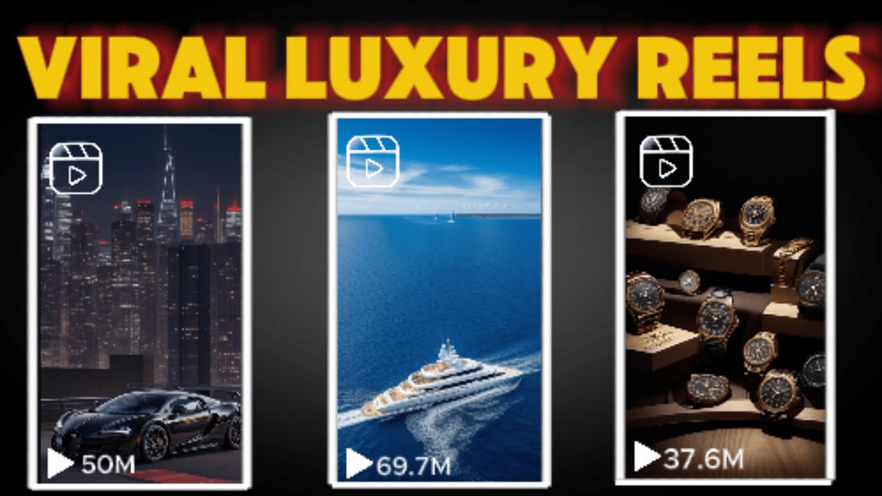 How to Make Viral Luxury Reels and TikToks Videos