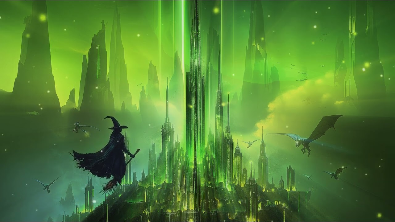 Wicked Emerald City 🧙&zwj;♀️ Relaxing Ambient Music for Meditation & Focus (Sci-Fi Wizard of Oz Dream)