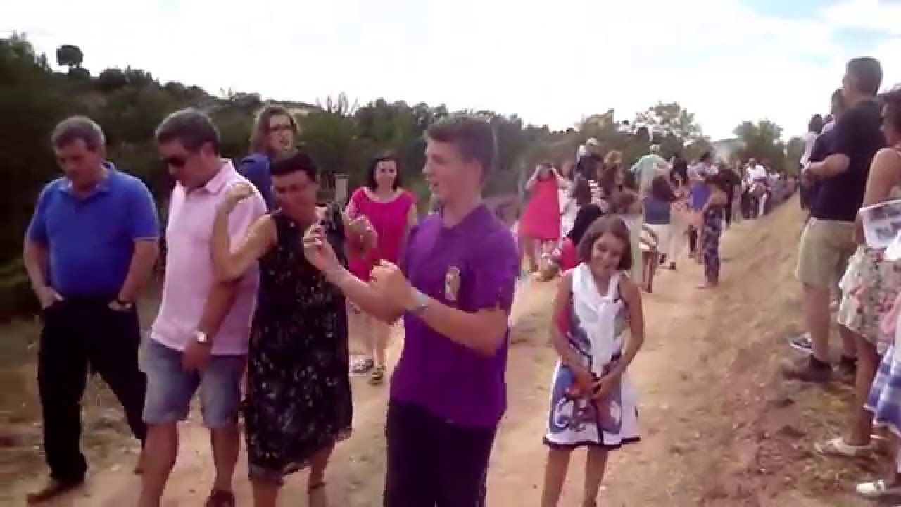 Tordueles, Procesión y baile a San Roque. 16 de Agosto 2015