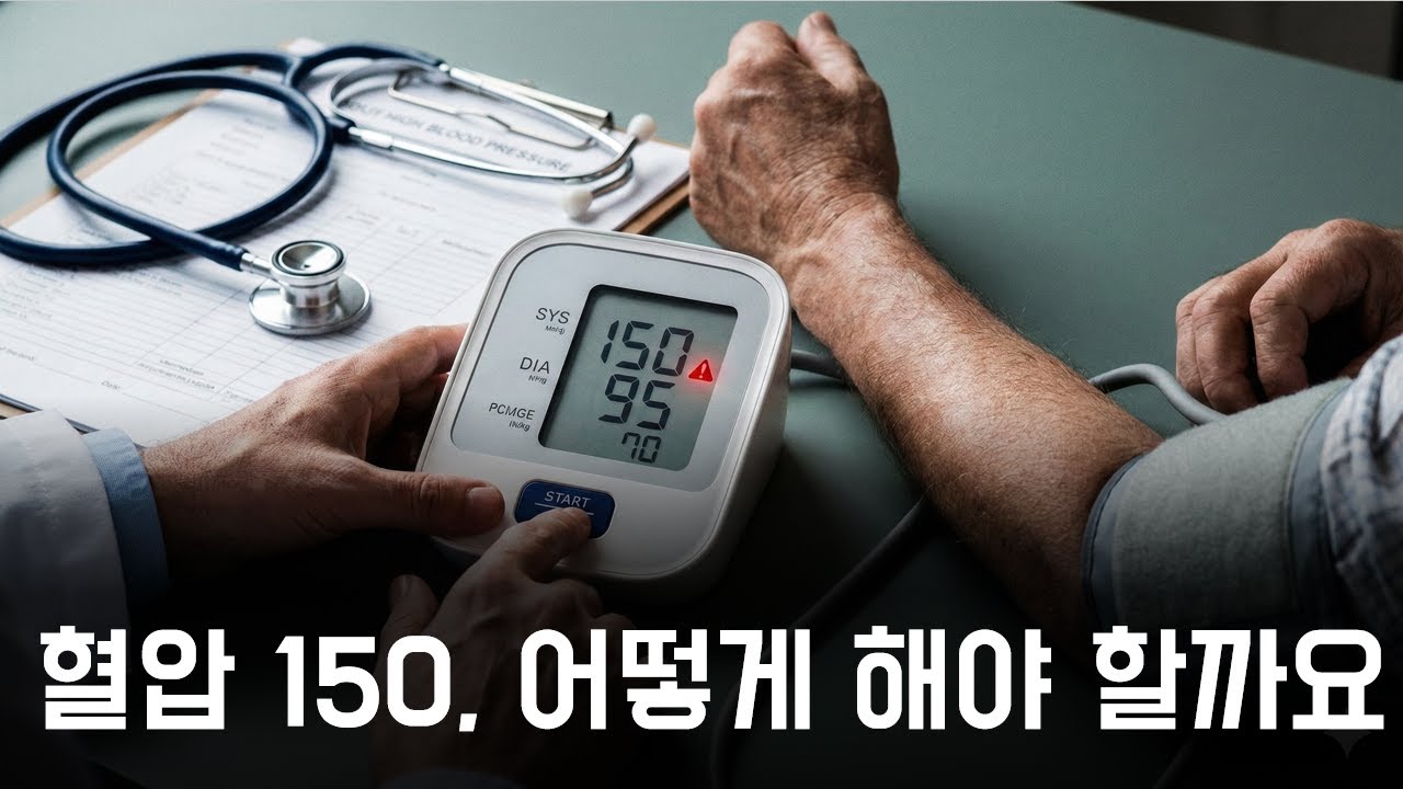 혈압 150/95, 어떻게 해야 할까요