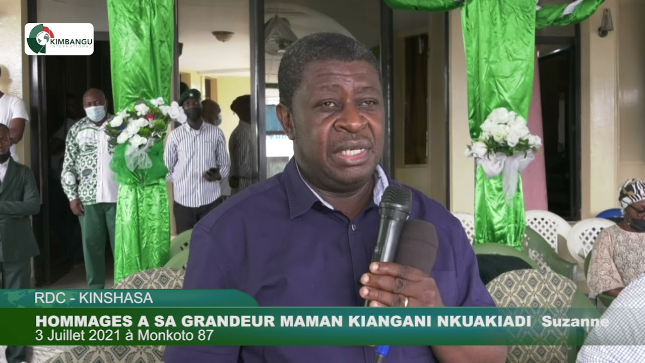 HOMMAGES A MAMAN NKUAKIADI : MESSAGE DE PAPA ARMAND DIANGIENDA DU 3 JUILLET 2021 A MONKOTO 87