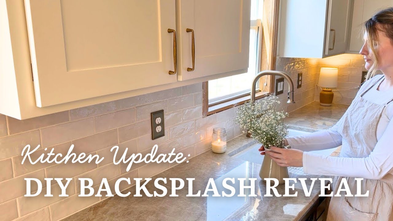 DIY Backsplash Reveal | Cozy Kitchen Renovation Update