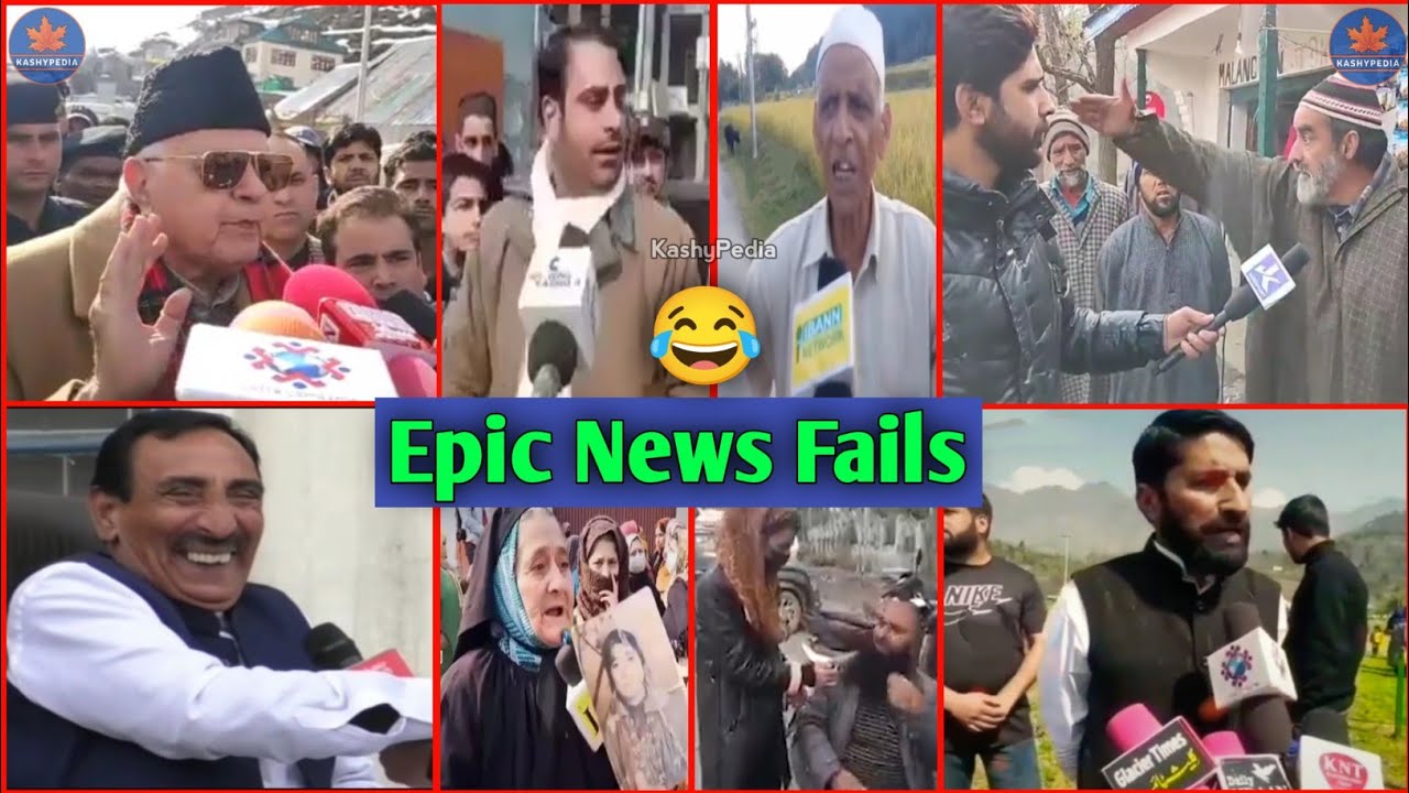 Kashmiri Funniest News Reporting Fails Ever #2 | Epic News Reporting Fails | Funny Kashmiri Videos 😂