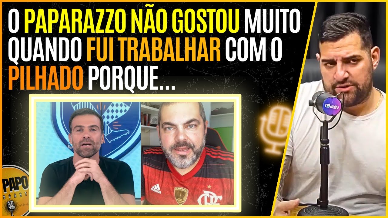 JULIO MIGUEL NETO COMENTA SOBRE PARCERIA COM PAPARAZZO RUBRO-NEGRO E THIAGO ASMAR (PILHADO)