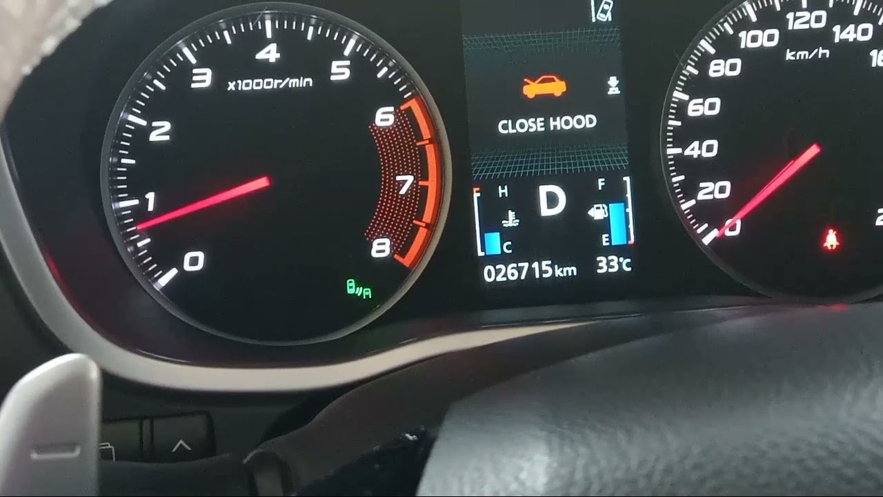 Mitsubishi Eclipse Cross (тормозной мигающий сигнал tech.info)